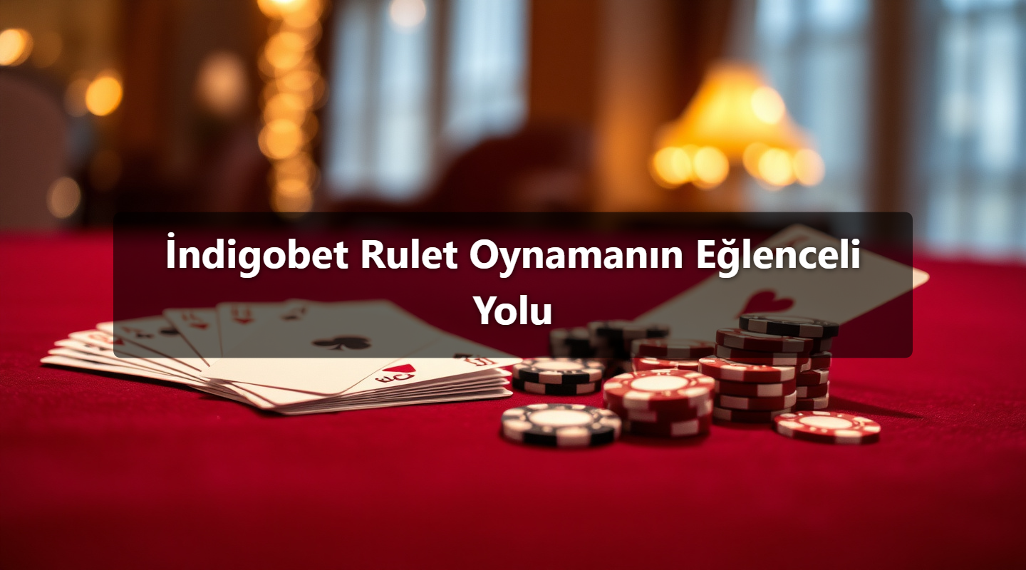İndigobet Rulet Oynamanın Eğlenceli Yolu